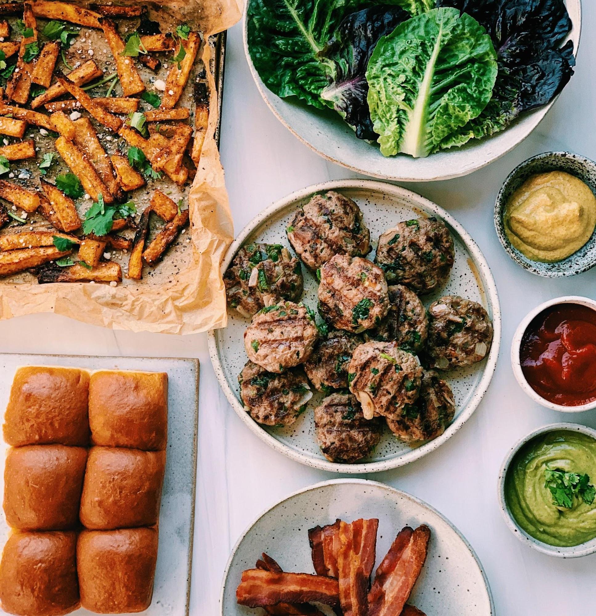 Person with branded takeout bag